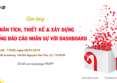 Chương trình đào tạo: Microsoft Excel – Phân tích, thiết kế và xây dựng báo cáo nâng cao với Dashboard
