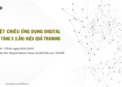 Workshop: Tuyệt chiêu ứng dụng Digital giúp tăng X (lần) hiệu quả Training