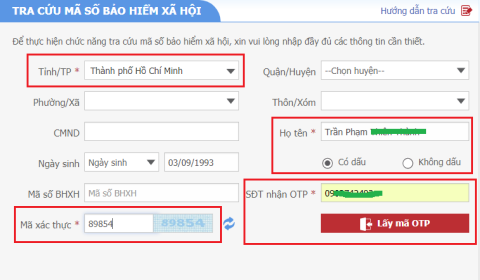 Cách kiểm tra thông tin BHXH của bạn với mã OTP