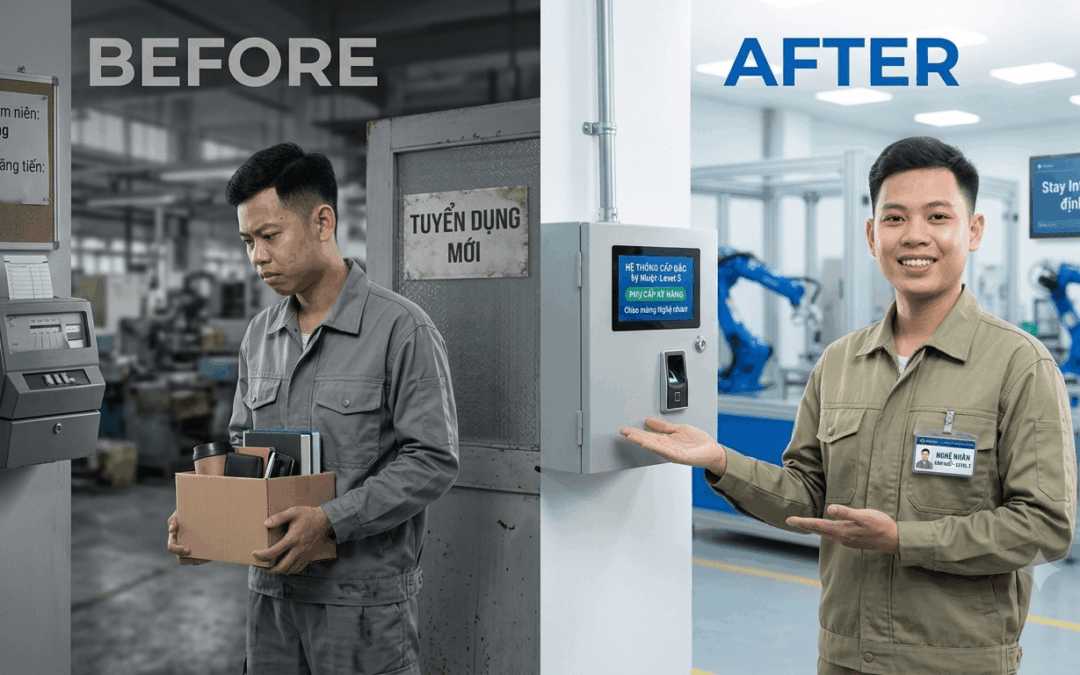 Giữ Chân Lao Động Tay Nghề Cao Ở Doanh Nghiệp Sản Xuất 2026: Giải Pháp Theo Từng Đối Tượng
